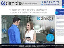 Tablet Screenshot of dimoba.com